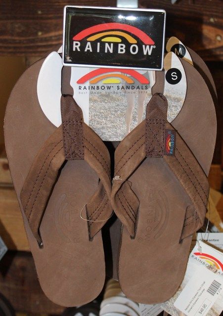 womens thick strap rainbow sandals