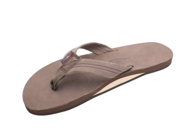 rainbow double layer premier leather with arch support