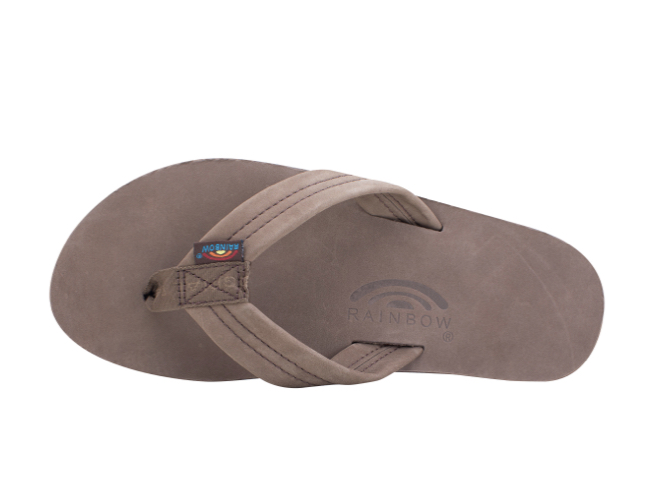 rainbow single layer premier leather with arch support